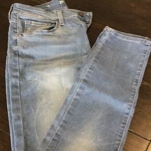 High rise, skinny jeans